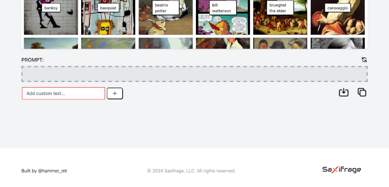 Visual Prompt Builder